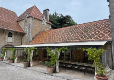 baches pro services - bâche pour terrasse de restaurant